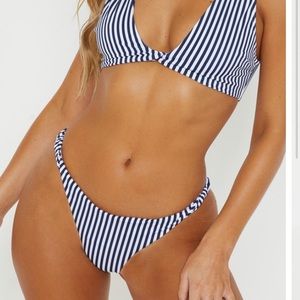 Stripe bikini bottoms